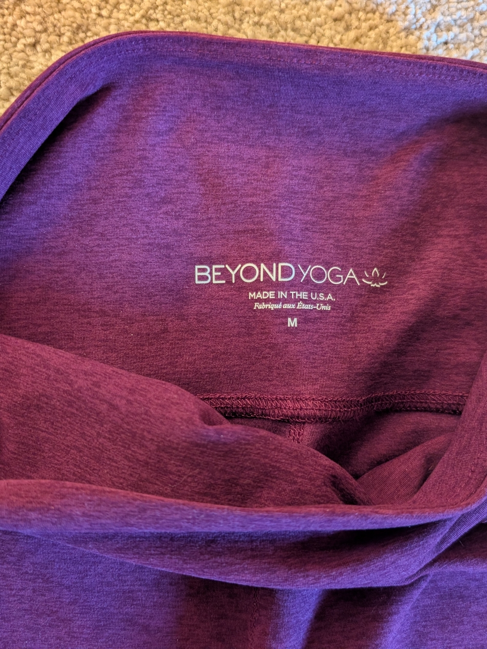 Beyond Yoga Plum Purple Legging - M